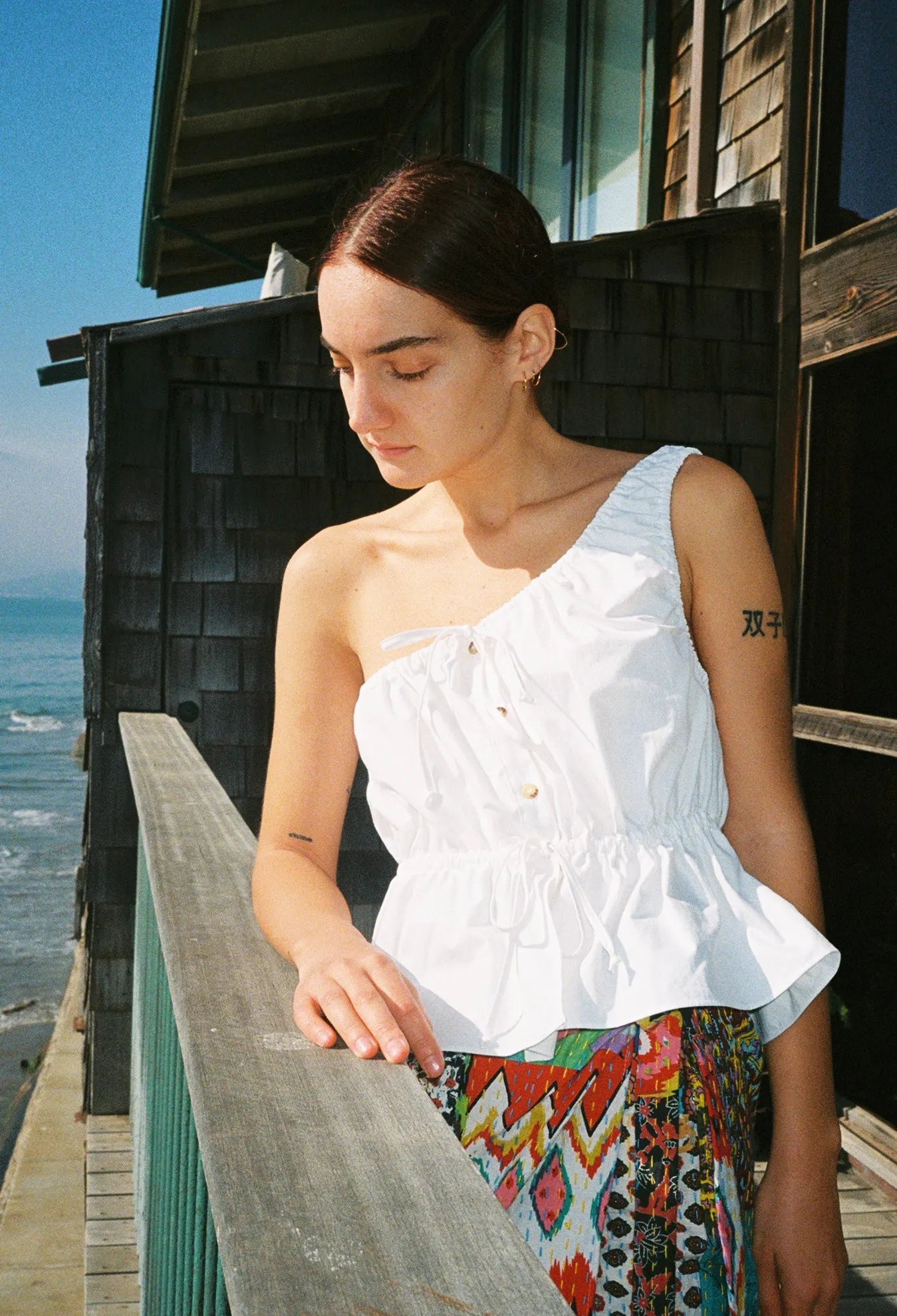 Fia Top White Cotton sold by Ciao Lucia product image thumbnail 2