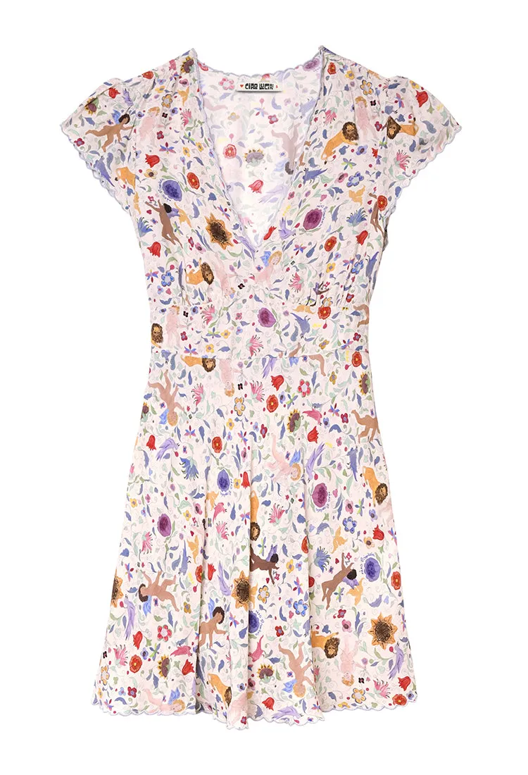 Rixo x Ciao Lucia Anise Dress Ivory sold by Ciao Lucia product image thumbnail 4