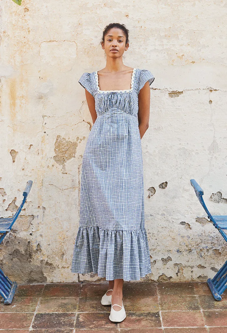 Rixo x Ciao Lucia Isla Dress Check sold by Ciao Lucia