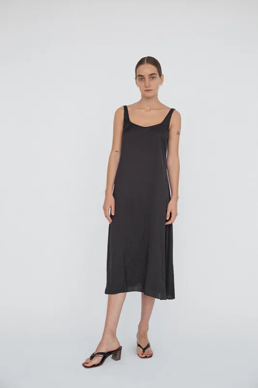 Florentina Dress Matte Black sold by Ciao Lucia