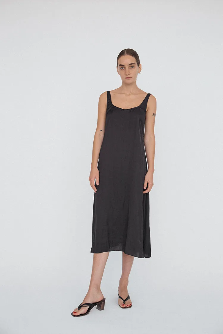 Florentina Dress Matte Black sold by Ciao Lucia