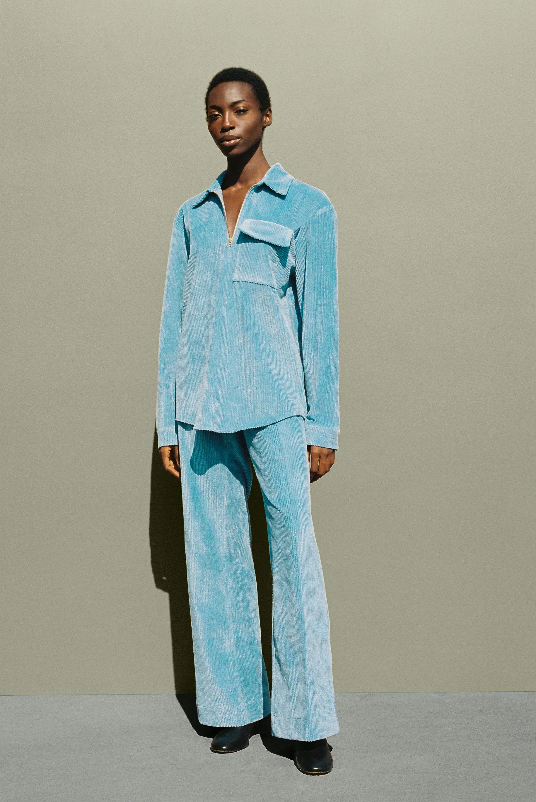 Balthazar Trouser Cornflower sold by Ciao Lucia