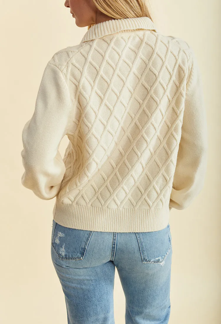 Tomayo Cardigan Ivory sold by Ciao Lucia product image thumbnail 5