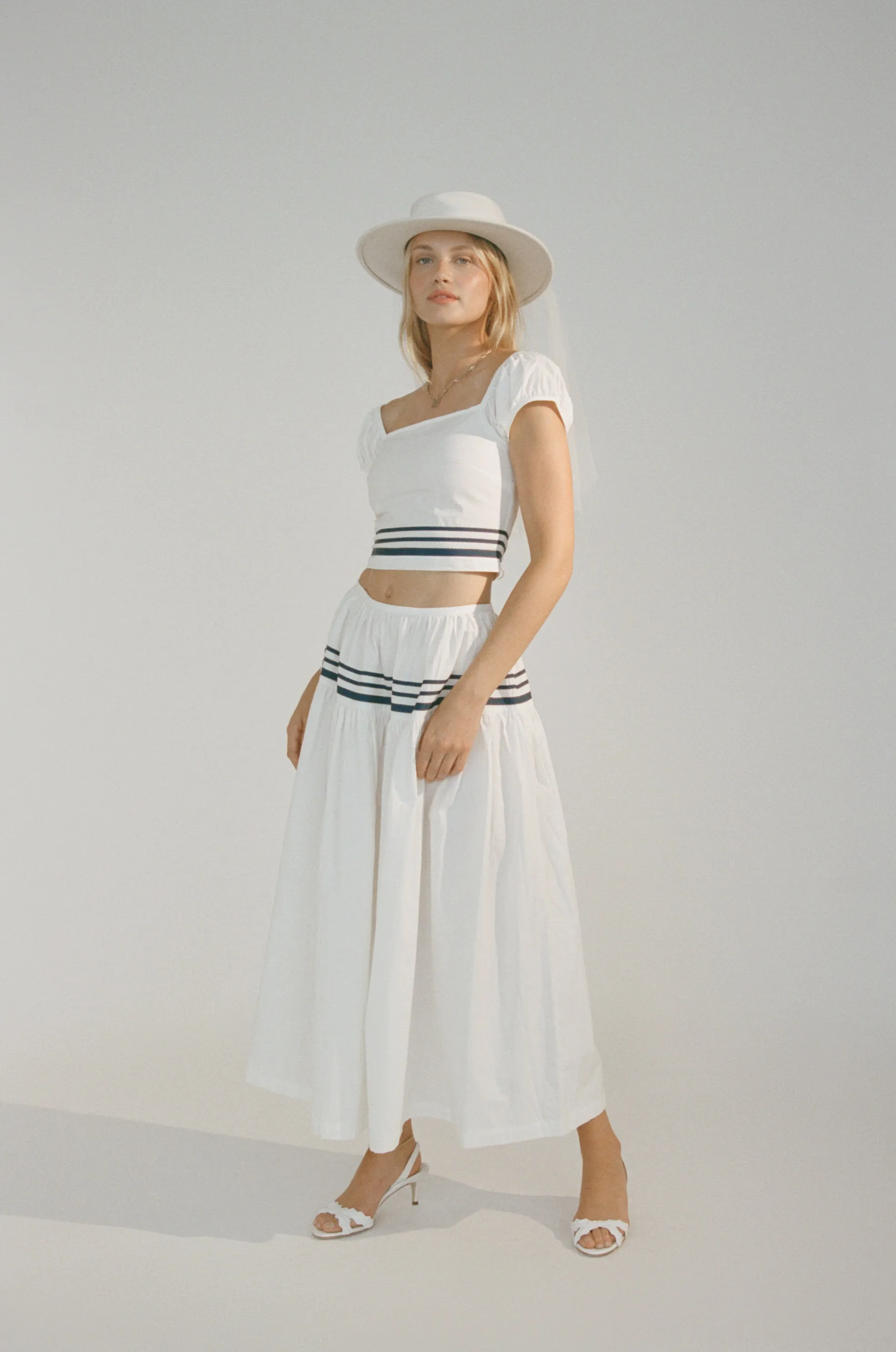 Dominga Skirt White sold by Ciao Lucia product image thumbnail 4