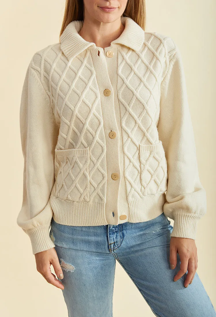 Tomayo Cardigan Ivory sold by Ciao Lucia product image thumbnail 4
