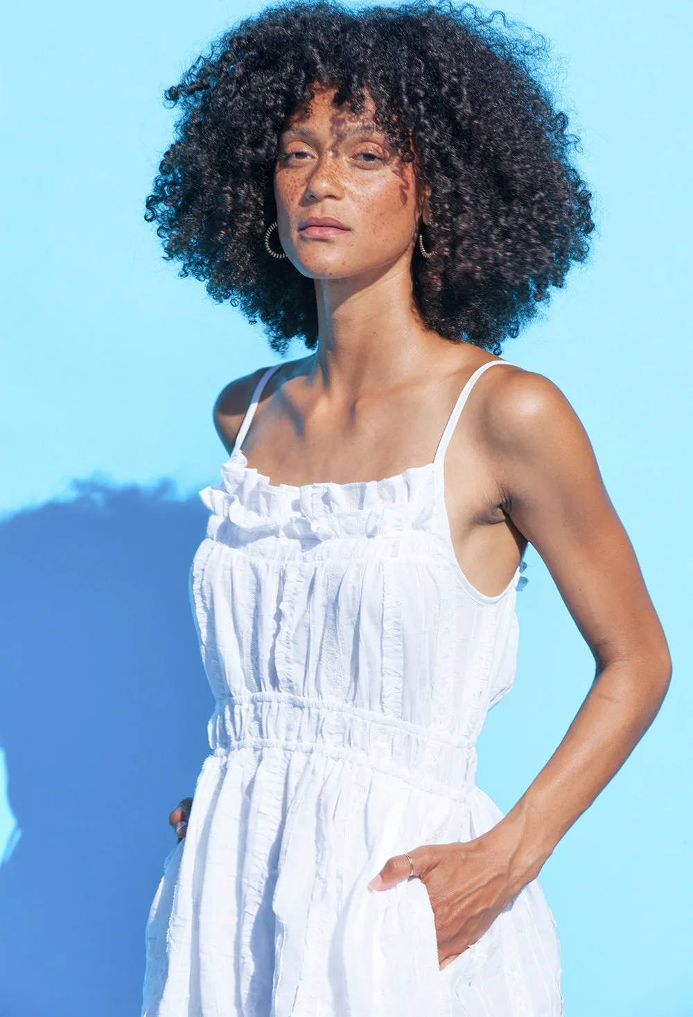 Giada Dress White Lace Cotton sold by Ciao Lucia product image thumbnail 2