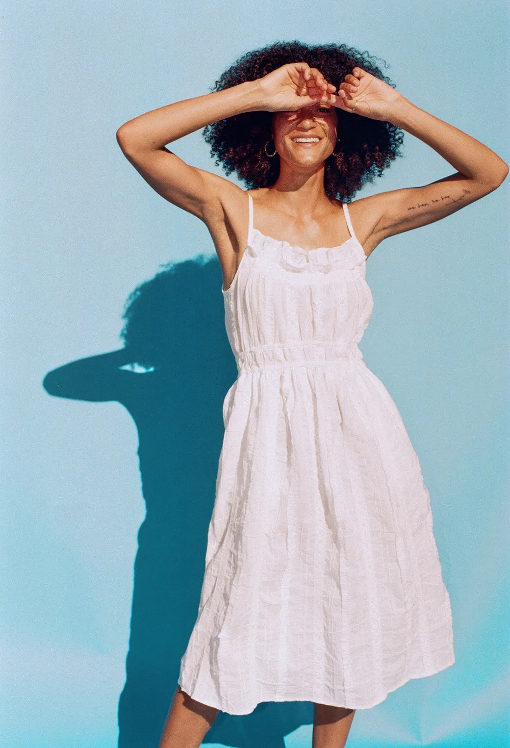 Giada Dress White Lace Cotton sold by Ciao Lucia product image thumbnail 5