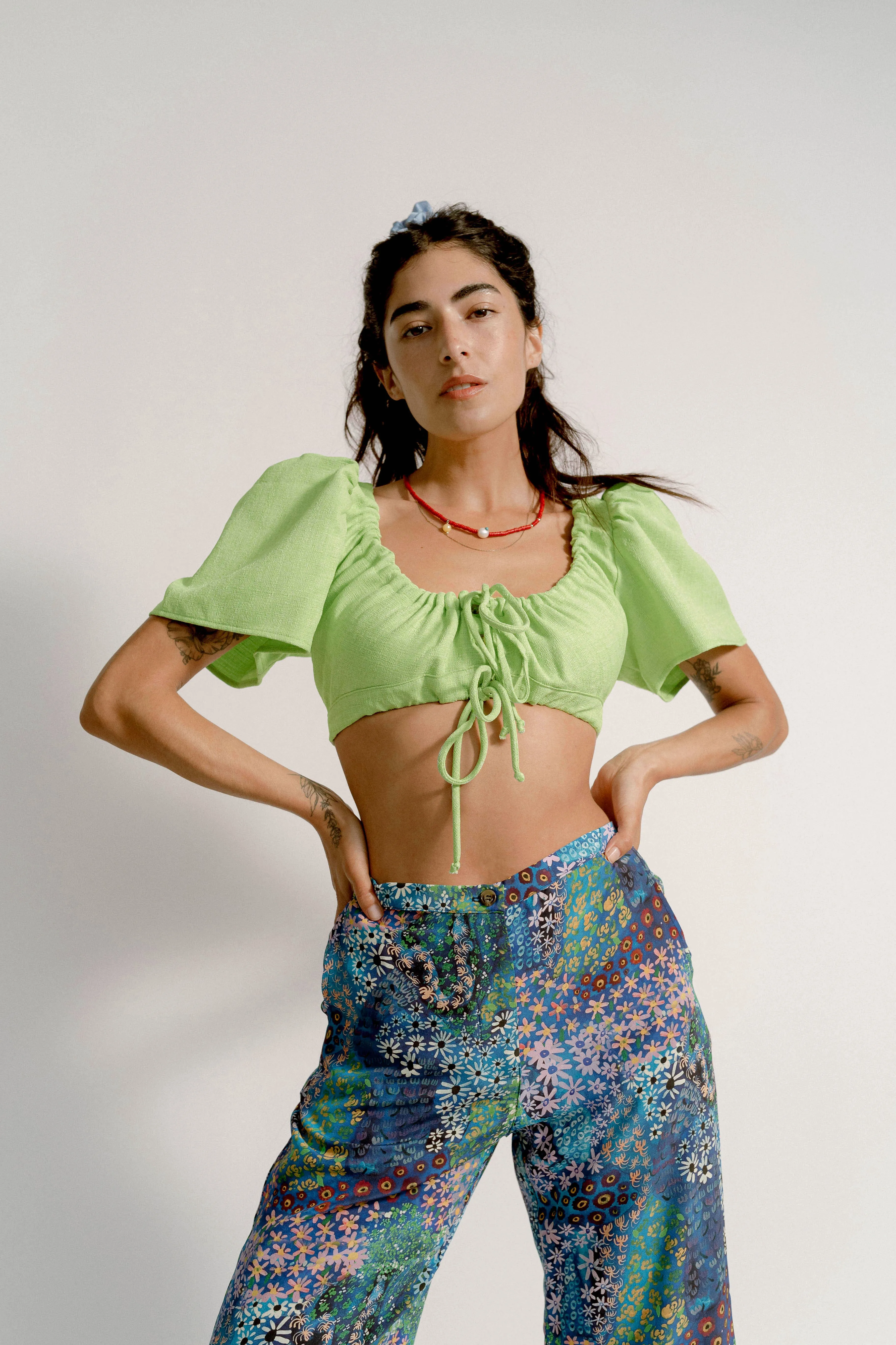 Renata Top Pistachio sold by Ciao Lucia product image thumbnail 3
