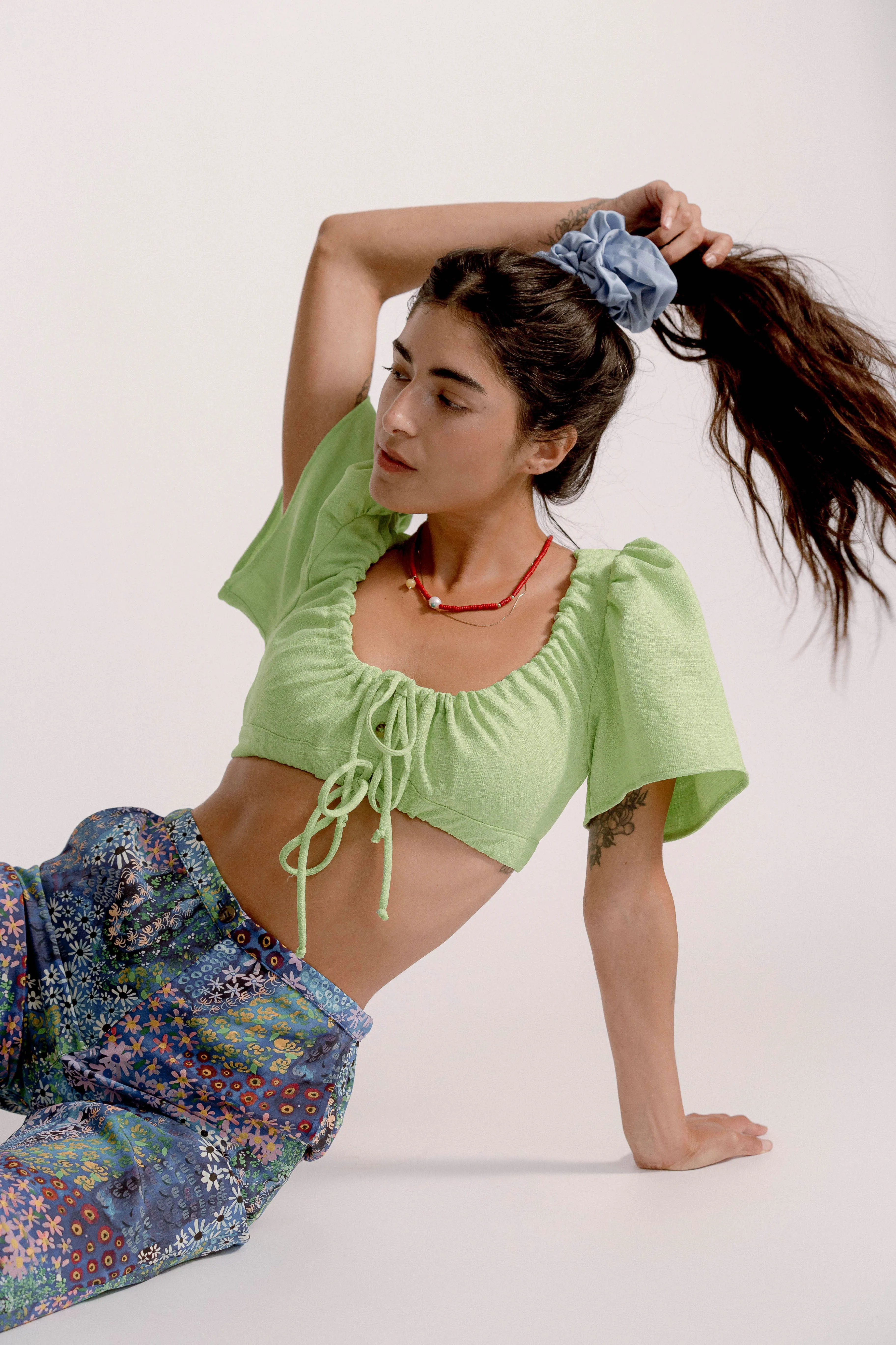Renata Top Pistachio sold by Ciao Lucia