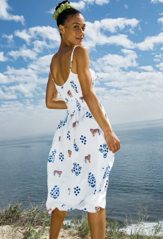 Gabriela Dress Ceramica Print Exclusive sold by Ciao Lucia