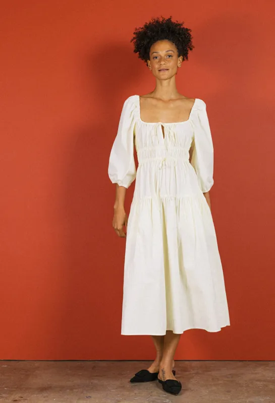 Rochelle Dress Cream sold by Ciao Lucia
