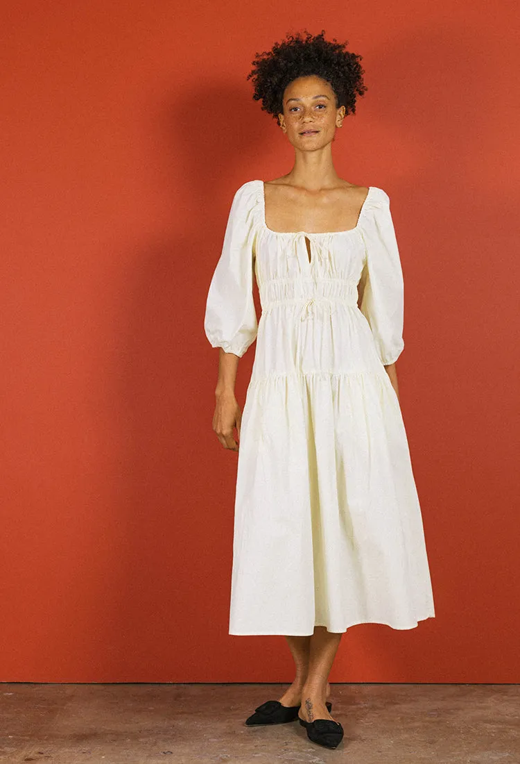 Rochelle Dress Cream sold by Ciao Lucia
