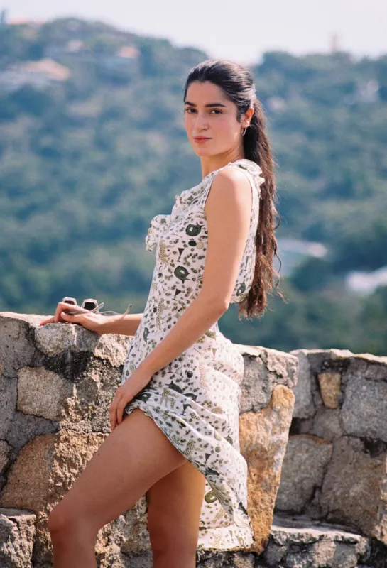 Federica Dress Isola Print made by Ciao Lucia