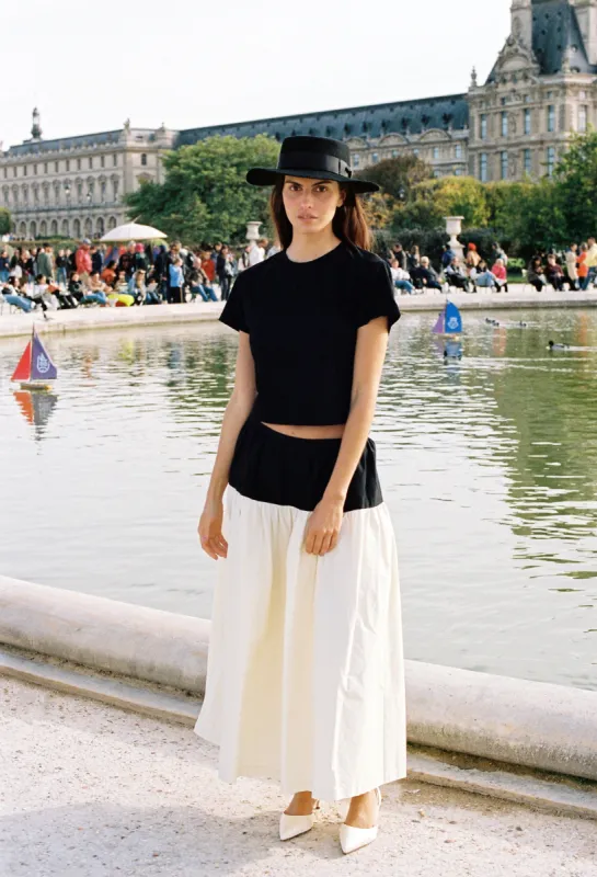 Dominga Skirt Parchment sold by Ciao Lucia