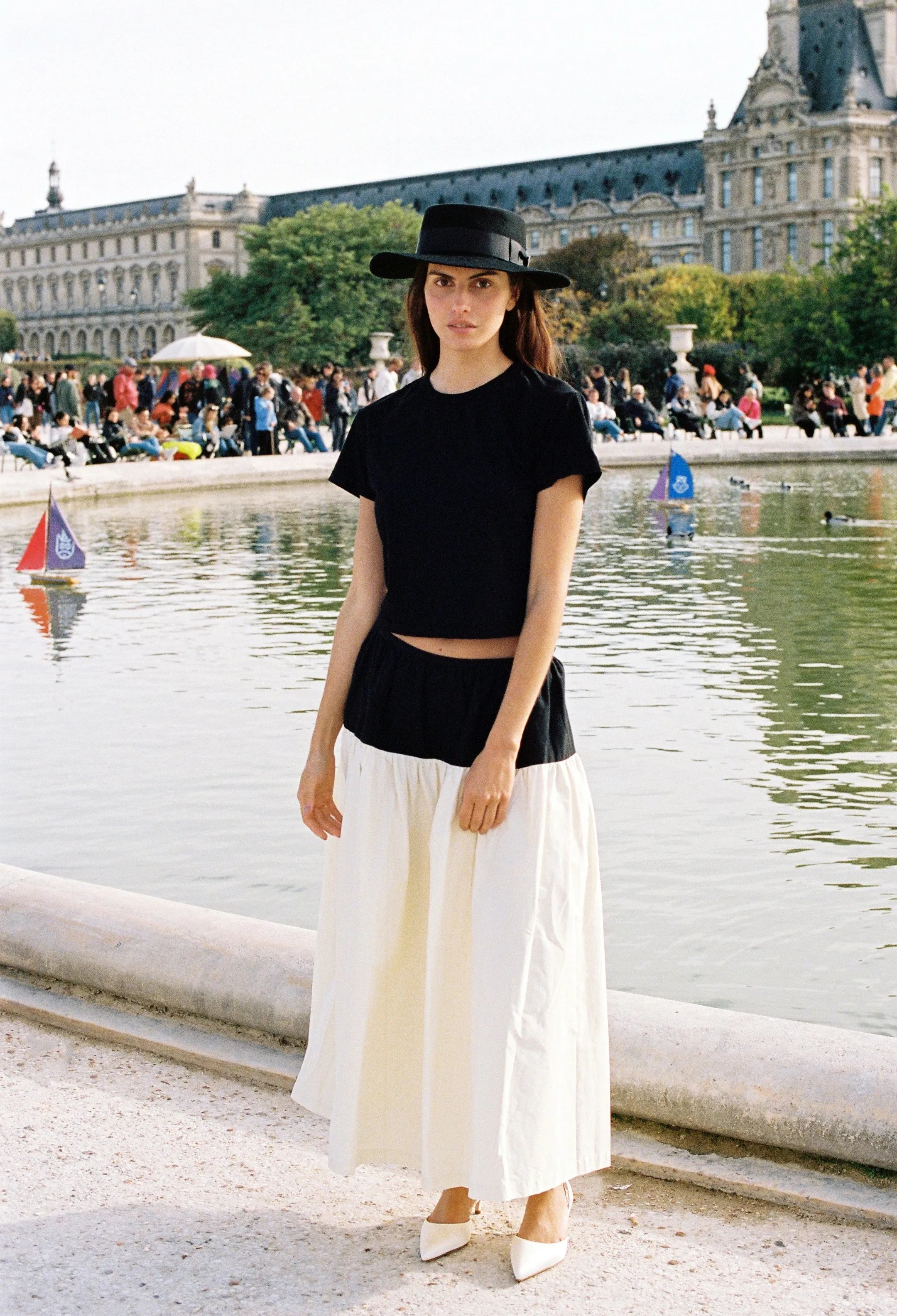 Dominga Skirt Parchment sold by Ciao Lucia