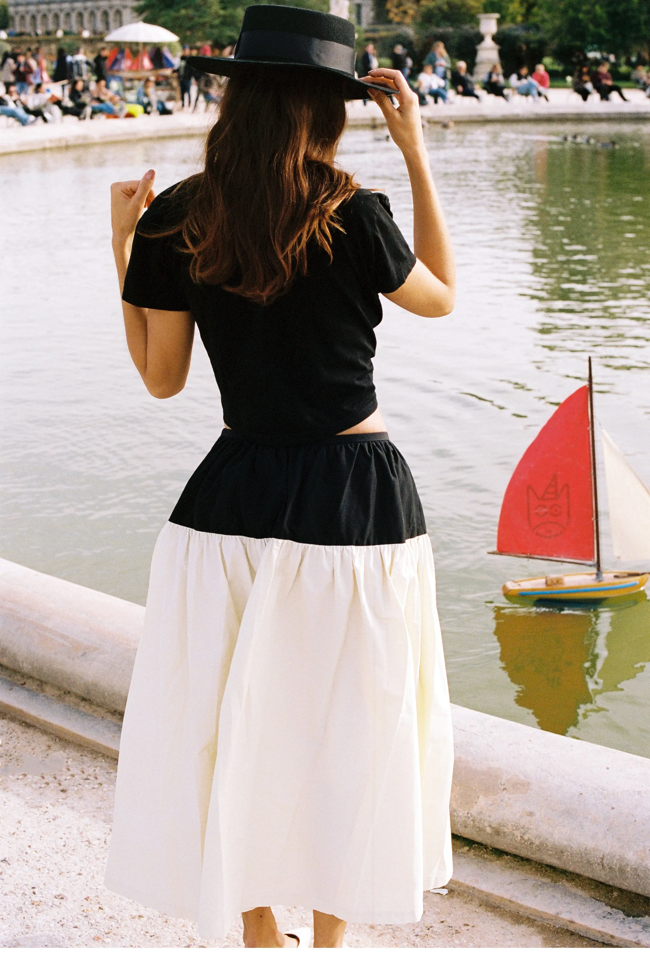 Dominga Skirt Parchment sold by Ciao Lucia product image thumbnail 3