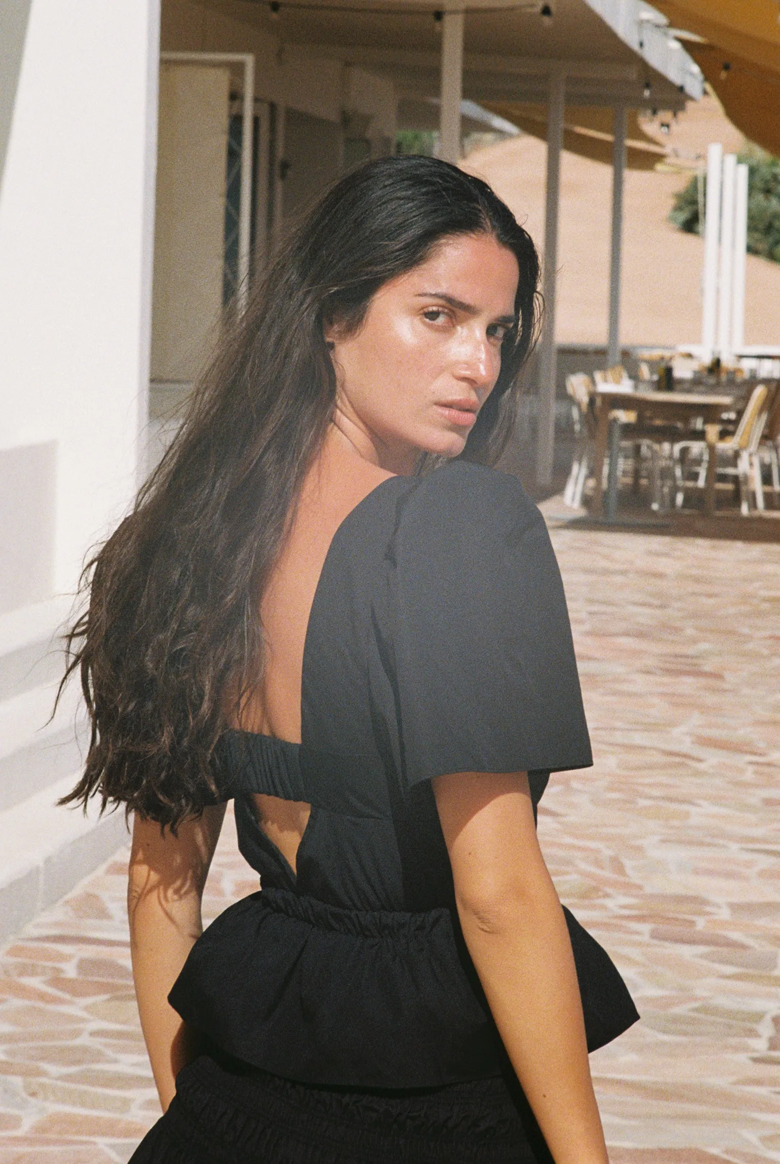 Ezio Top Black Cotton sold by Ciao Lucia product image thumbnail 2