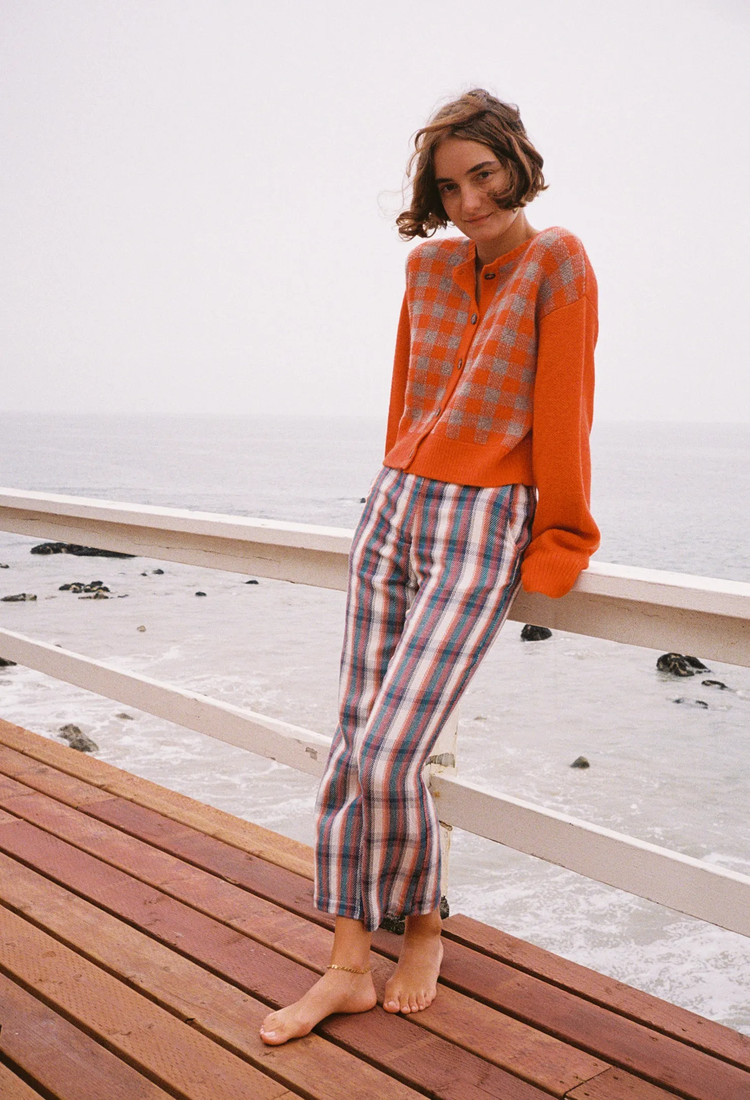 Varese Cardigan Orange/Sand sold by Ciao Lucia product image thumbnail 5