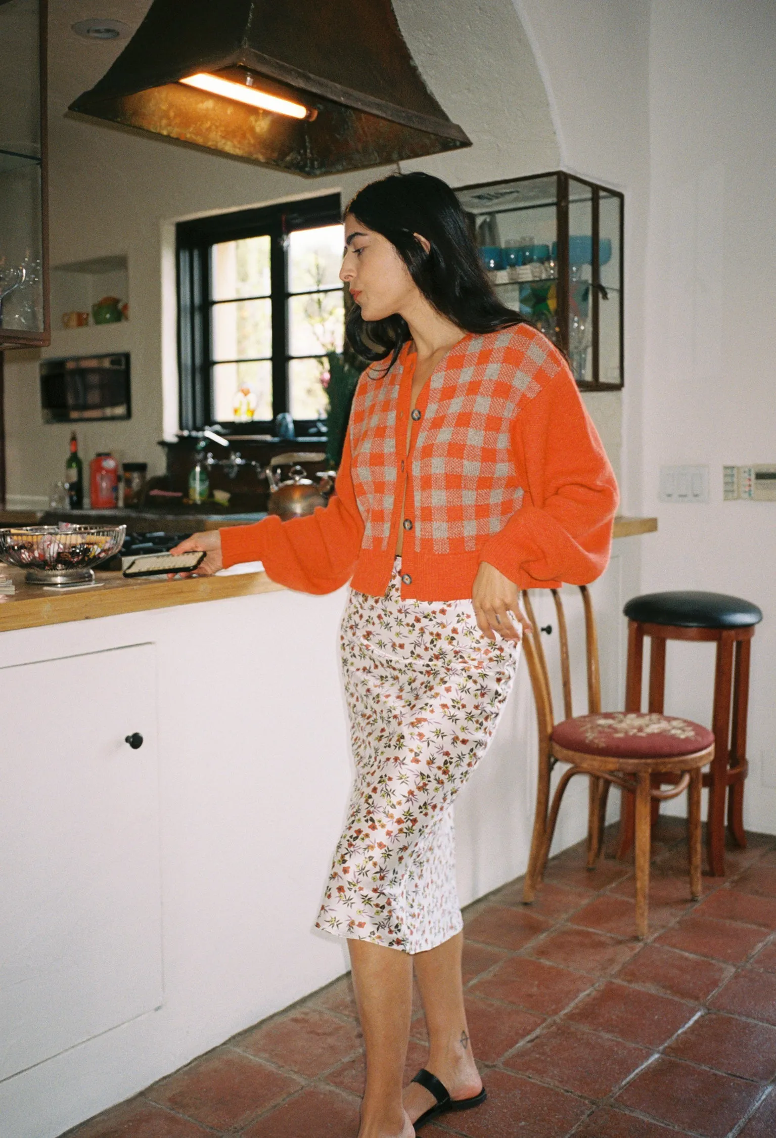 Varese Cardigan Orange/Sand sold by Ciao Lucia product image thumbnail 2