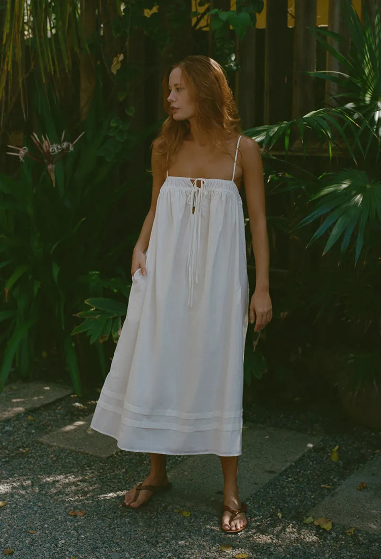Agostina Dress White sold by Ciao Lucia