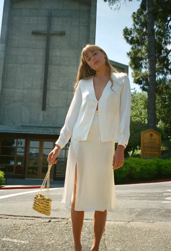 Ludavica Top Ivory made by Ciao Lucia