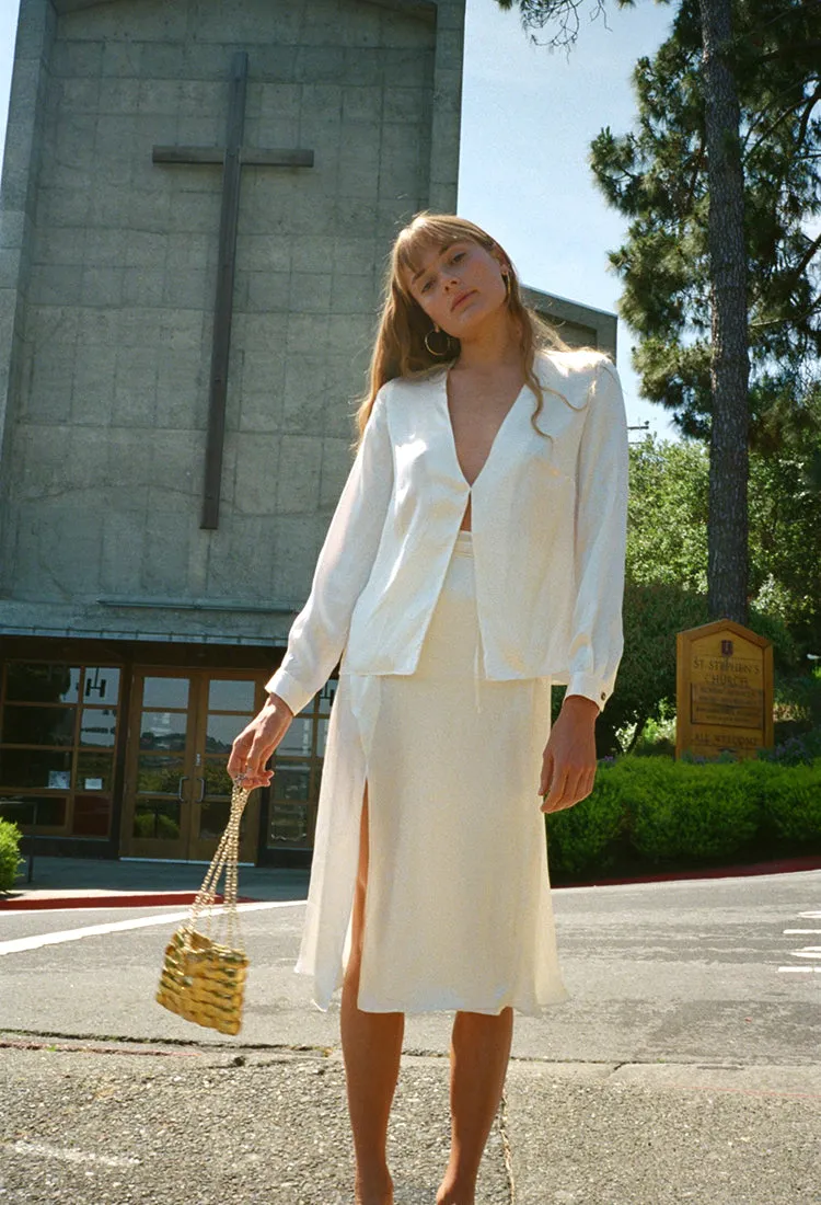 Ludavica Top Ivory sold by Ciao Lucia