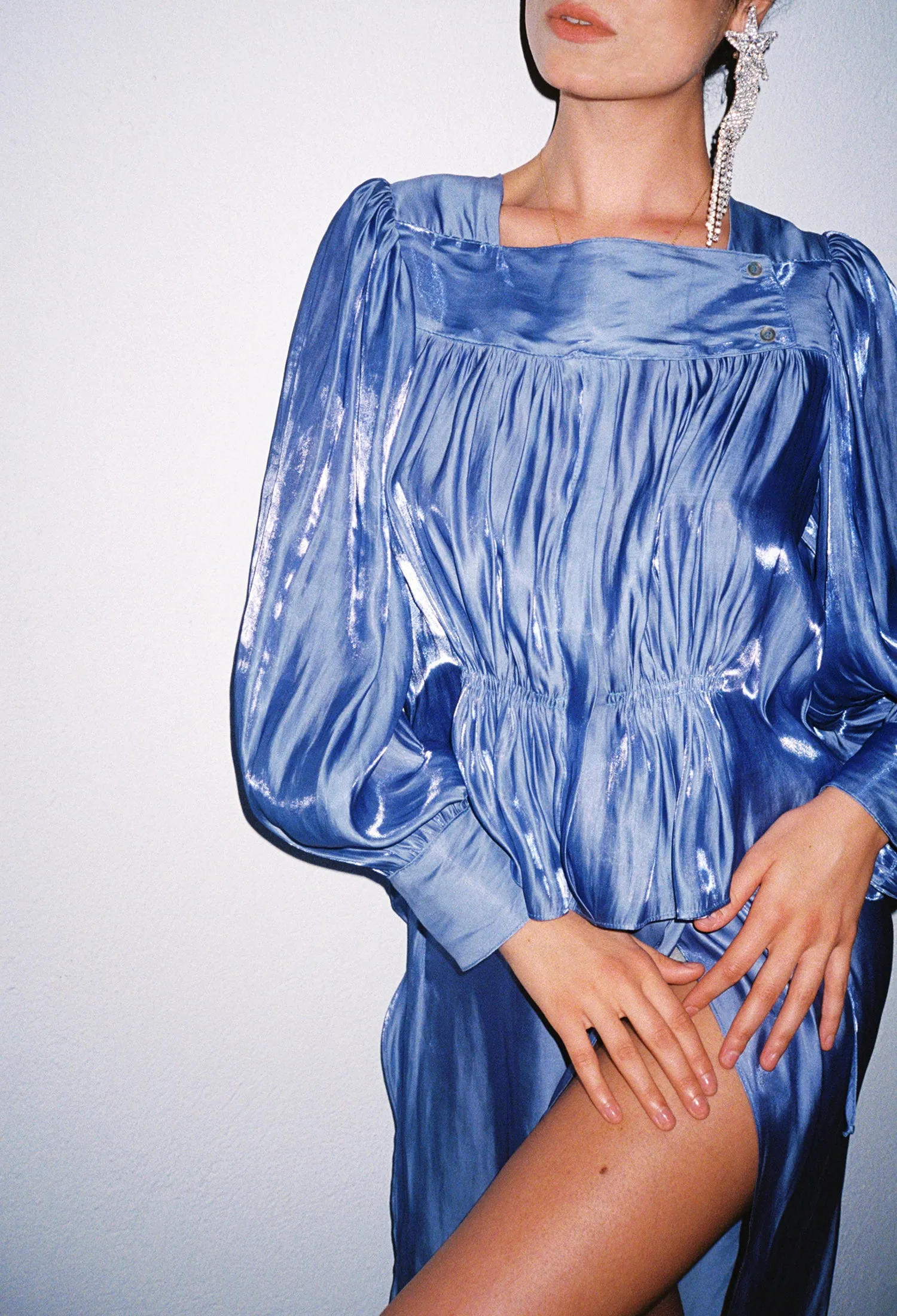 Allegra Top Sea Metallic sold by Ciao Lucia