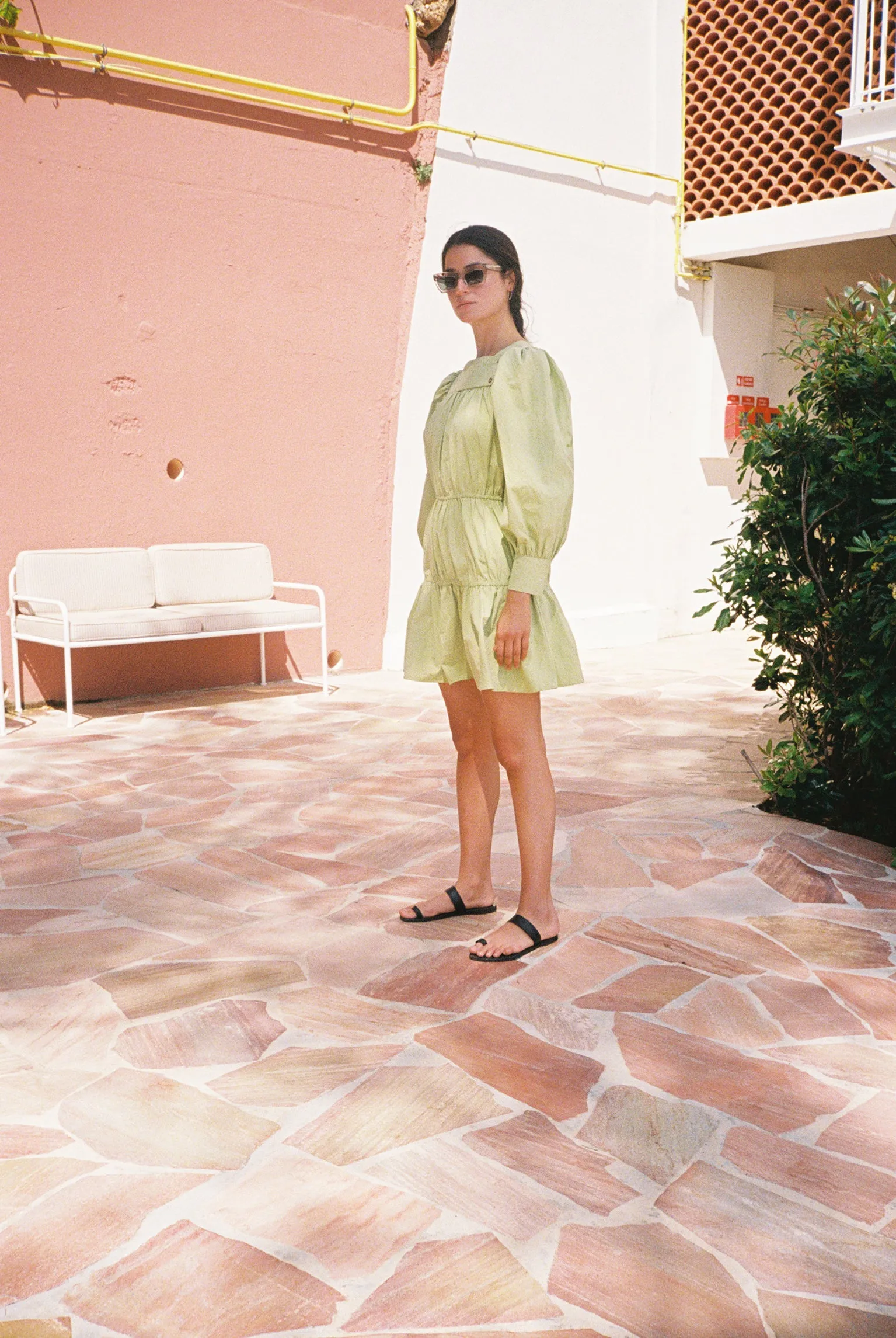 Alessandra Dress Pistachio sold by Ciao Lucia product image thumbnail 5