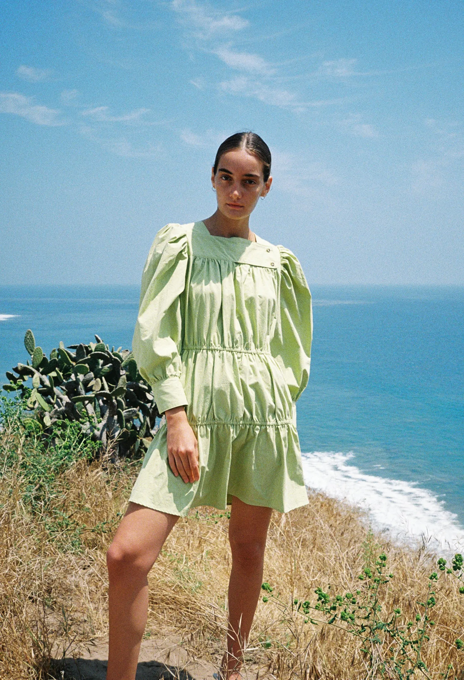 Alessandra Dress Pistachio sold by Ciao Lucia product image thumbnail 2