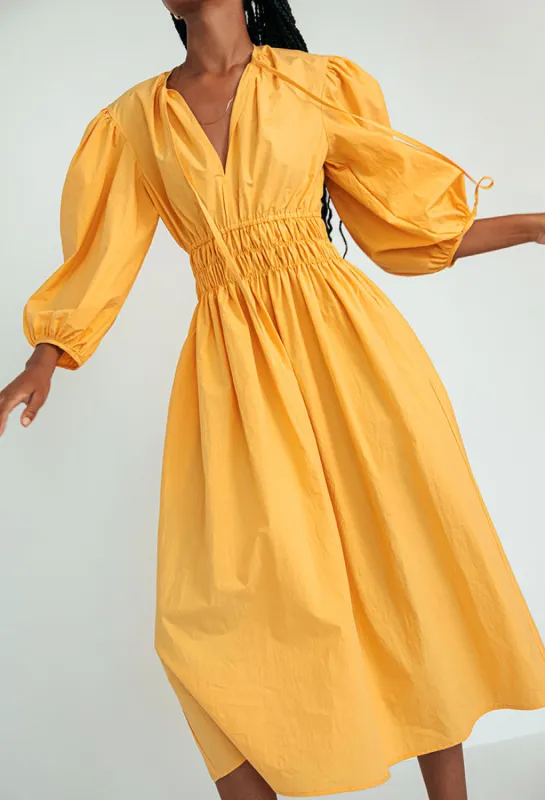 Georgina Dress Tangerine sold by Ciao Lucia