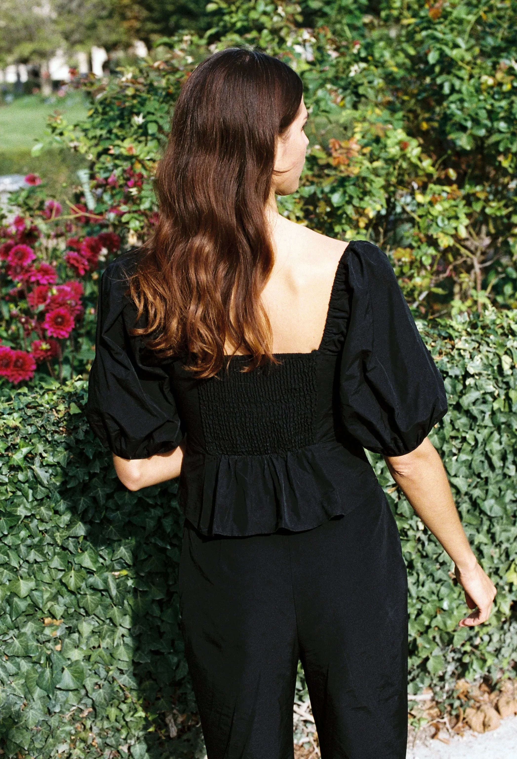 Lanza Pant Black Faille sold by Ciao Lucia product image thumbnail 5