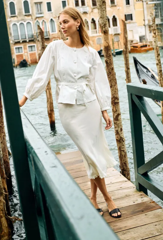 Marie Top White sold by Ciao Lucia