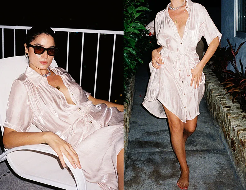 Franchetti Dress Pink Shell sold by Ciao Lucia product image thumbnail 3