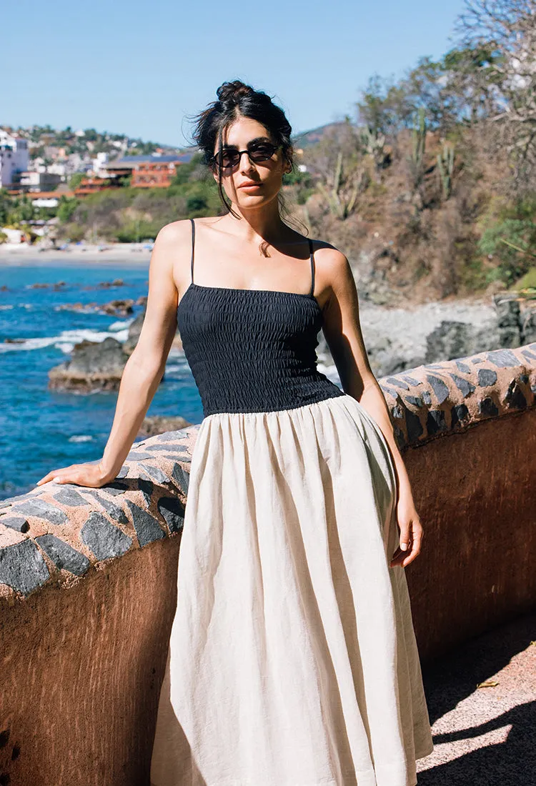 Mael Oatmeal Linen Dress sold by Ciao Lucia product image thumbnail 5