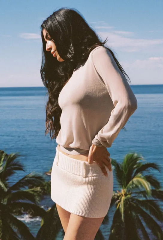 Lacerta Stone Pullover Sweater sold by Ciao Lucia