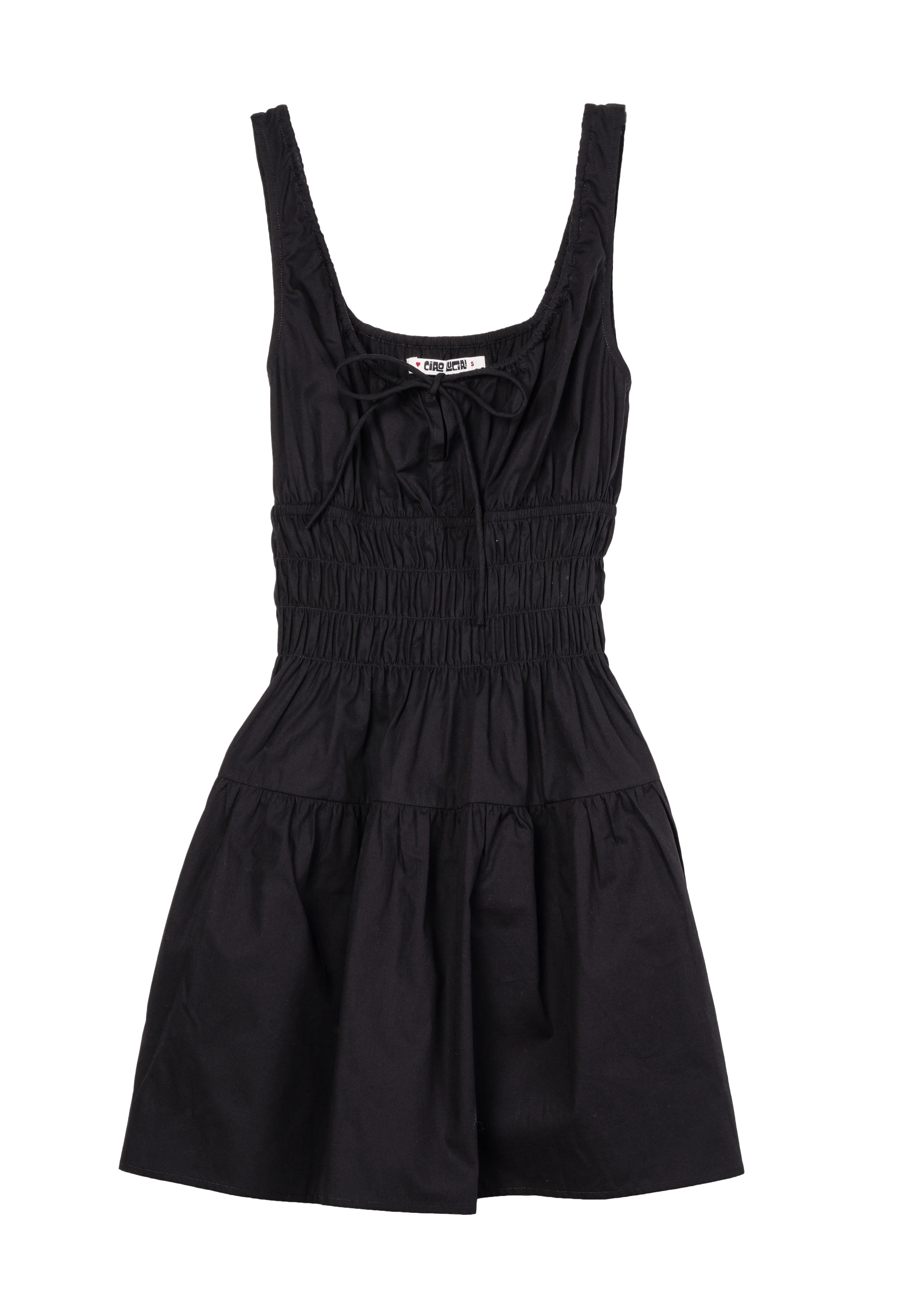 Gianluca Black Cotton Dress sold by Ciao Lucia product image thumbnail 5
