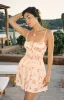 Maia Bouquet Print Satin Dress sold by Ciao Lucia