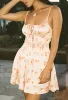 Maia Bouquet Print Satin Dress sold by Ciao Lucia