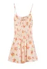 Maia Bouquet Print Satin Dress sold by Ciao Lucia