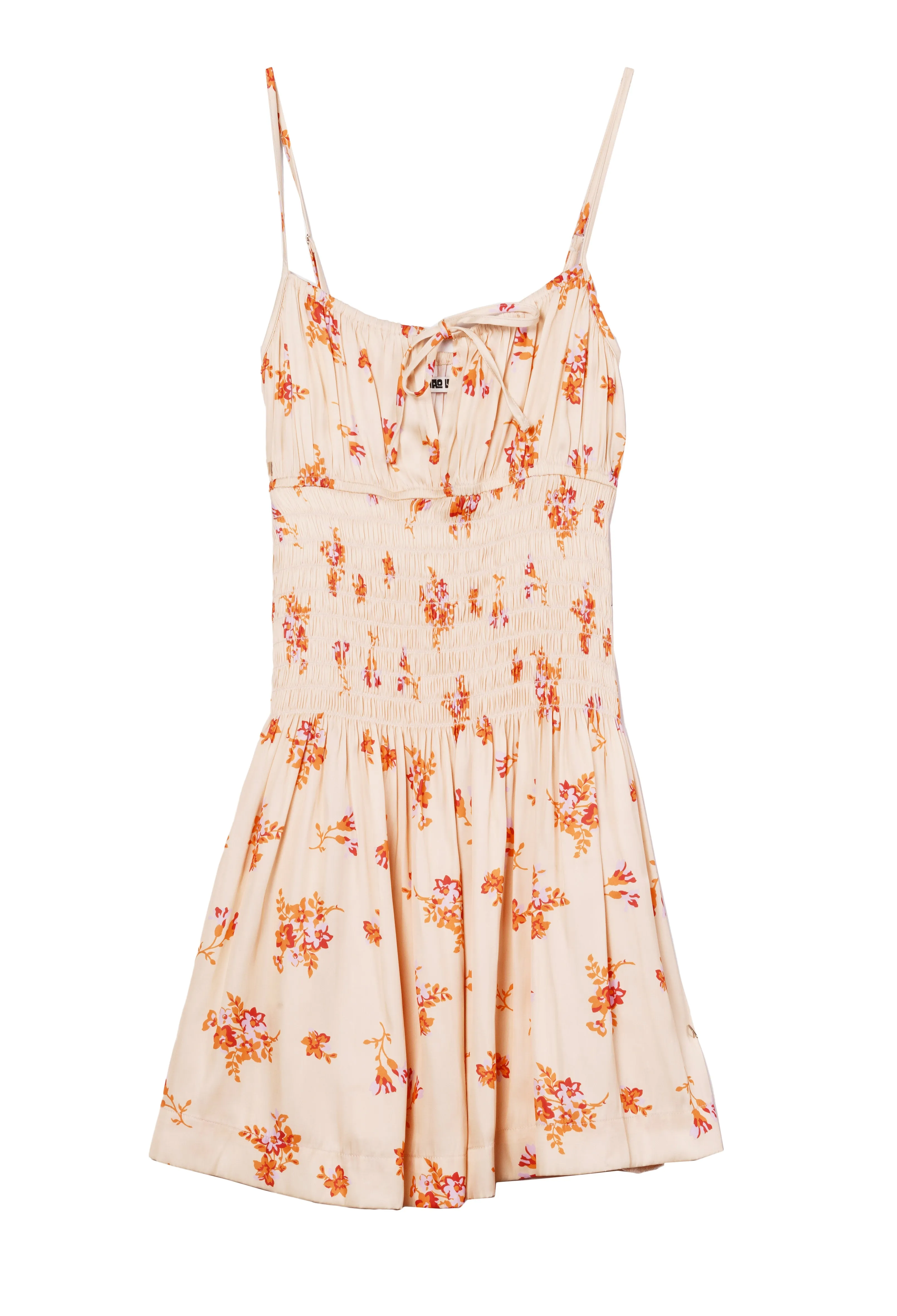 Maia Bouquet Print Satin Dress sold by Ciao Lucia product image thumbnail 3