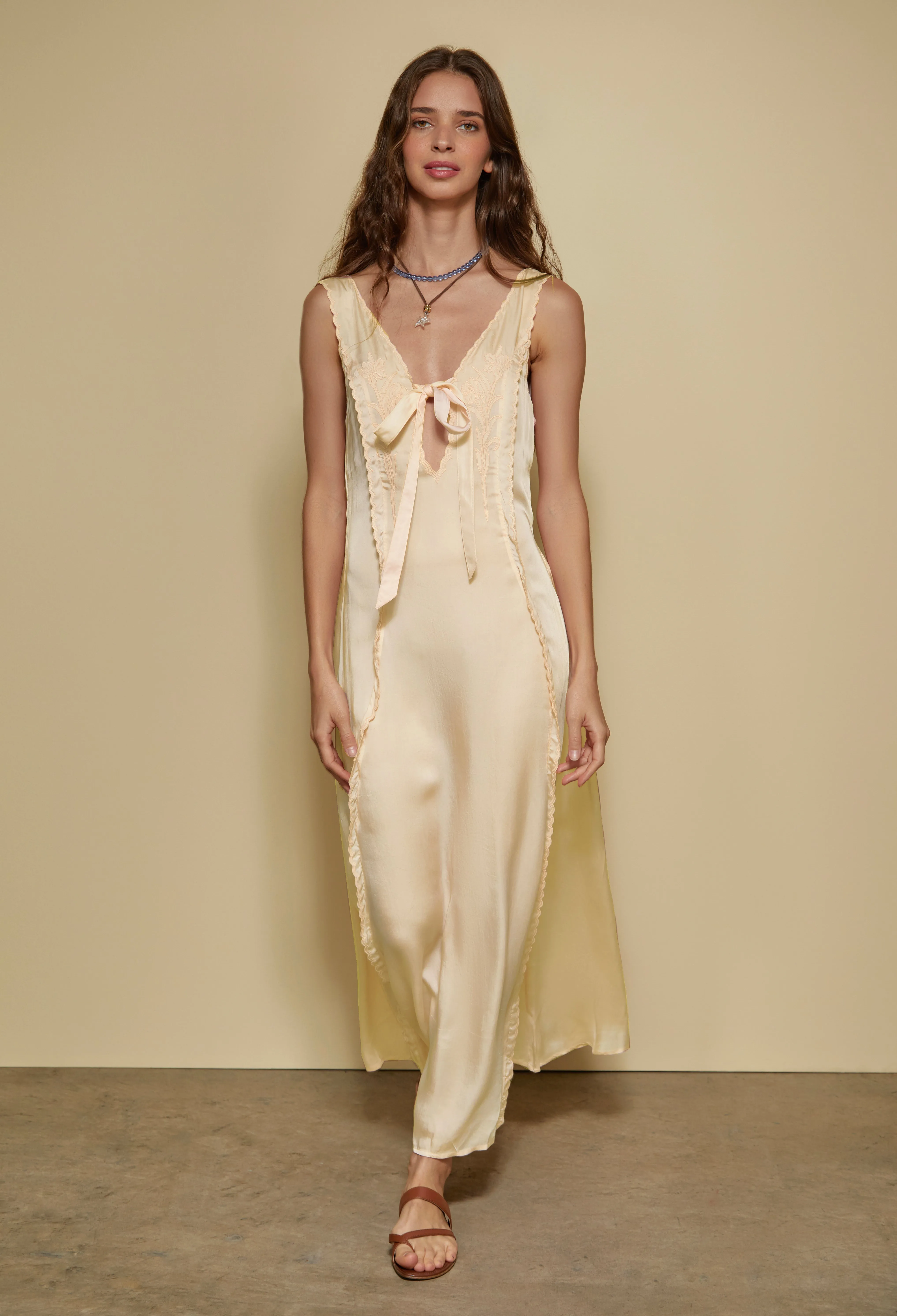 Serena Dress Butter sold by Ciao Lucia product image thumbnail 3