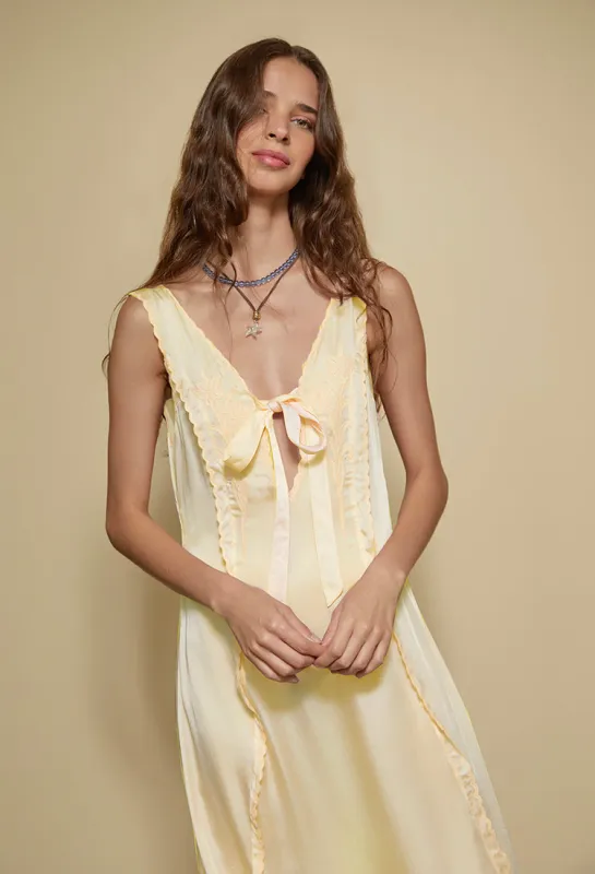 Serena Dress Butter sold by Ciao Lucia