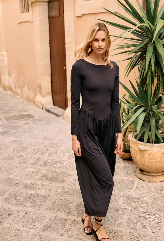 Lisio Black Jersey Dress made by Ciao Lucia