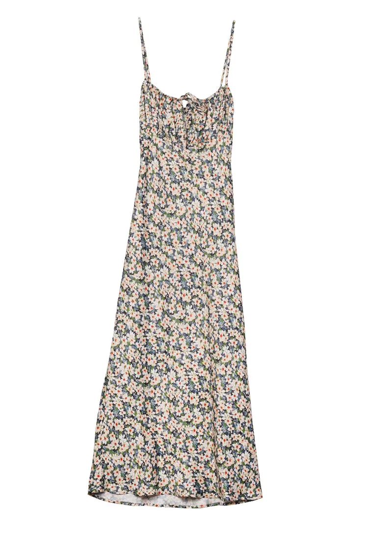 Leo Poppy Satin Dress sold by Ciao Lucia product image thumbnail 2