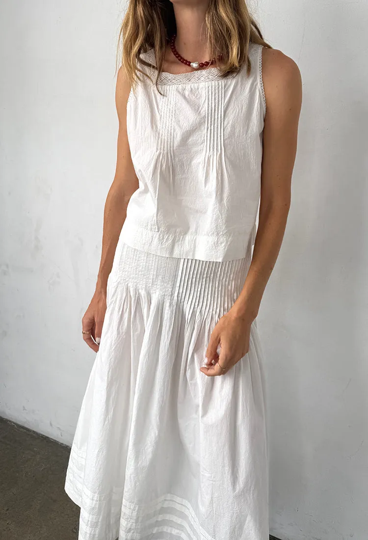 Lexi Top White Cotton Poplin sold by Ciao Lucia product image thumbnail 5