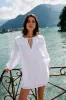 Jonita Dress White Cotton Voile sold by Ciao Lucia