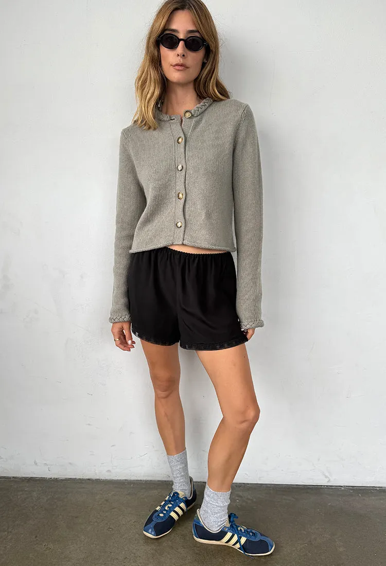 Doris Mist Wool Cardigan sold by Ciao Lucia