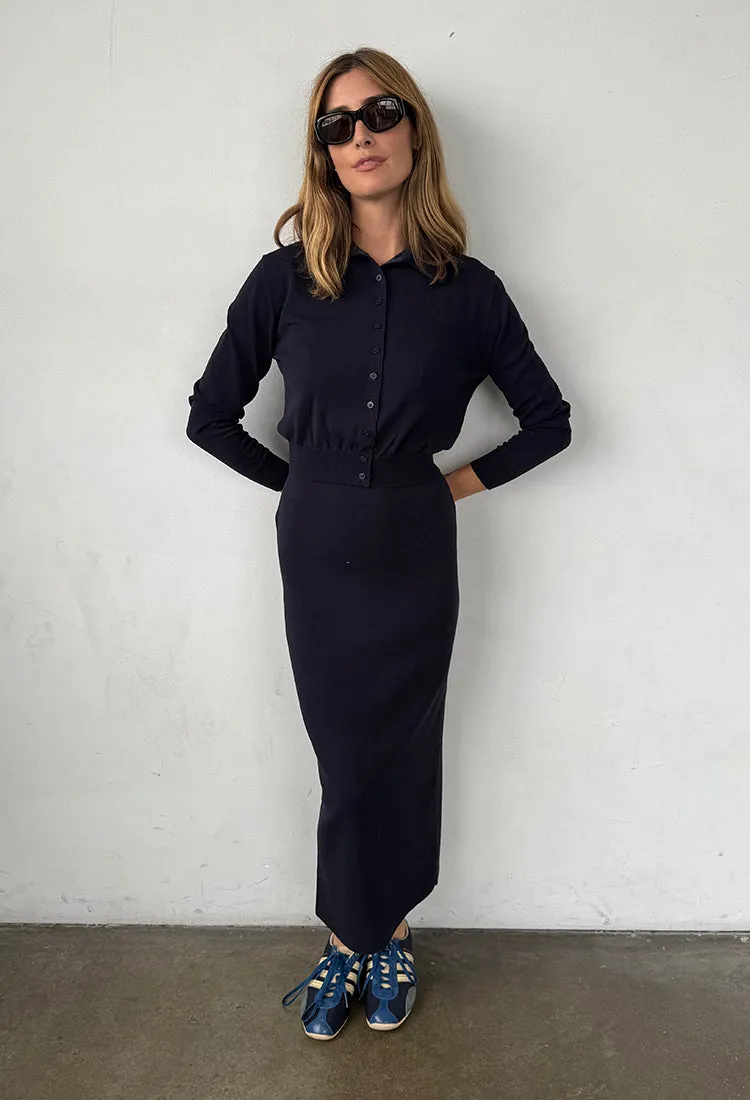 Palma Midnight Sheer Cardigan sold by Ciao Lucia