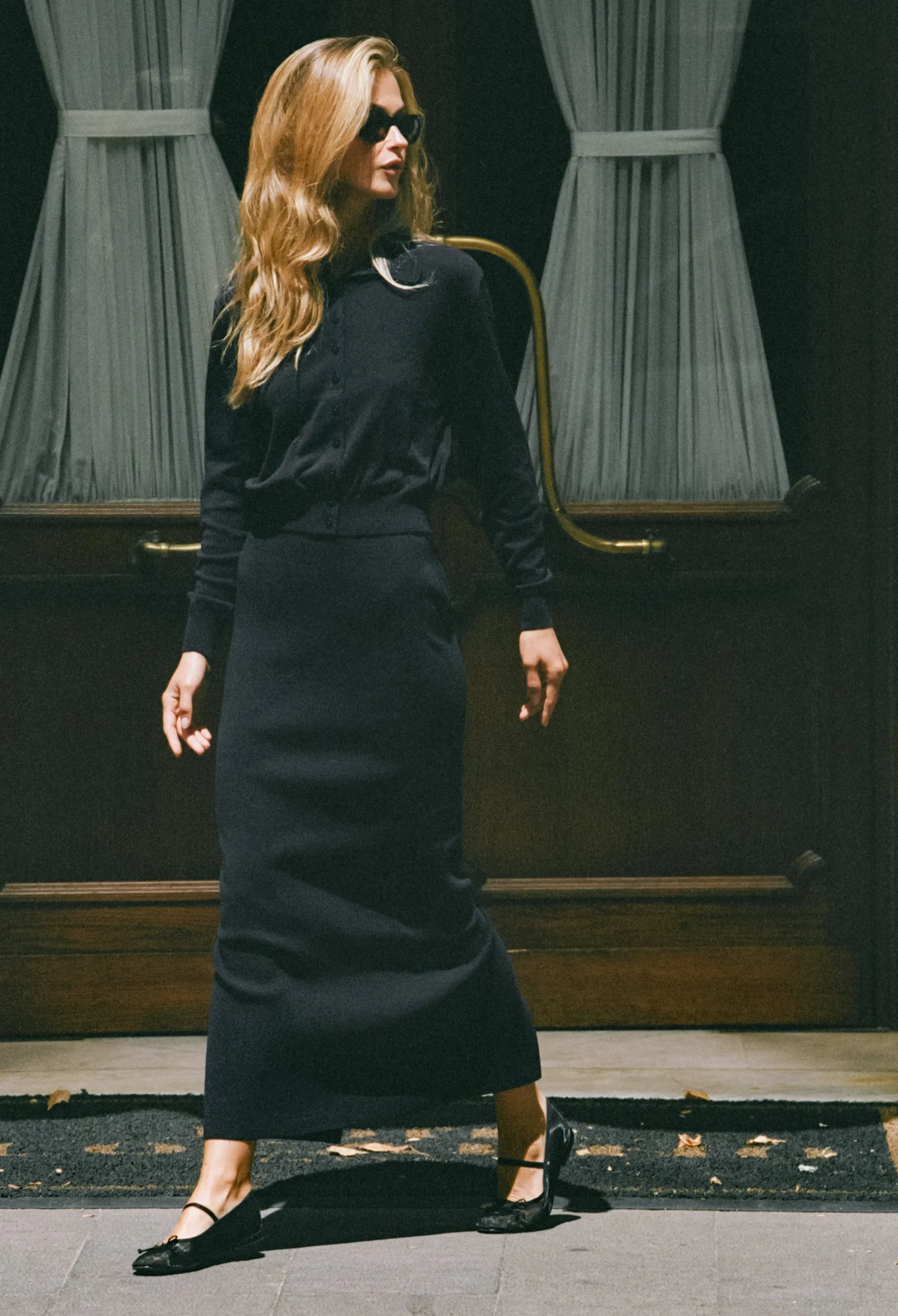 Matthea Midnight Knit Skirt sold by Ciao Lucia product image thumbnail 4