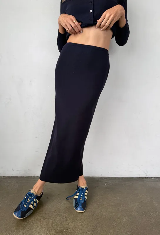 Matthea Midnight Knit Skirt made by Ciao Lucia